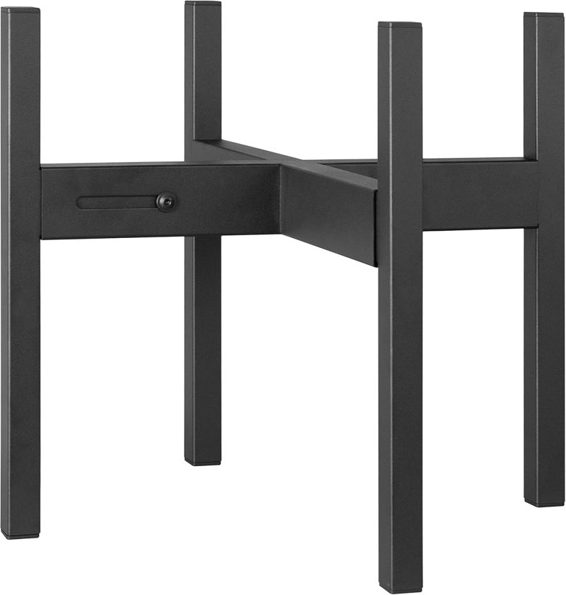 Plant Stand, Adjustable Size Fits 12 13 14 15 16 Inches Large Plant Pot, Metal Planter Stand, Mid Century Expandable Plant Holder Indoor Outdoor, Adjustable Width: 12”-16.1” - Easy Assembly